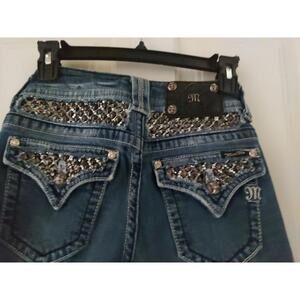 Miss Me Women's Embellished Blue Denim Jeans